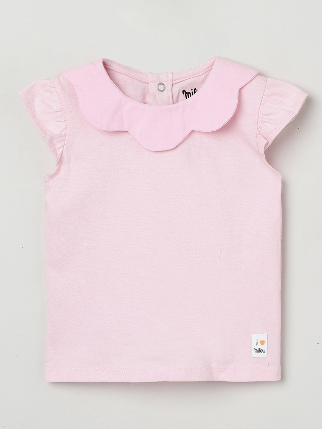 Milou Baby Girls Pinafore Set Navy & Pink Set
