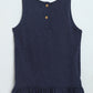 Milou Toddler Girls Midnight Navy Blue Cotton Skirt
