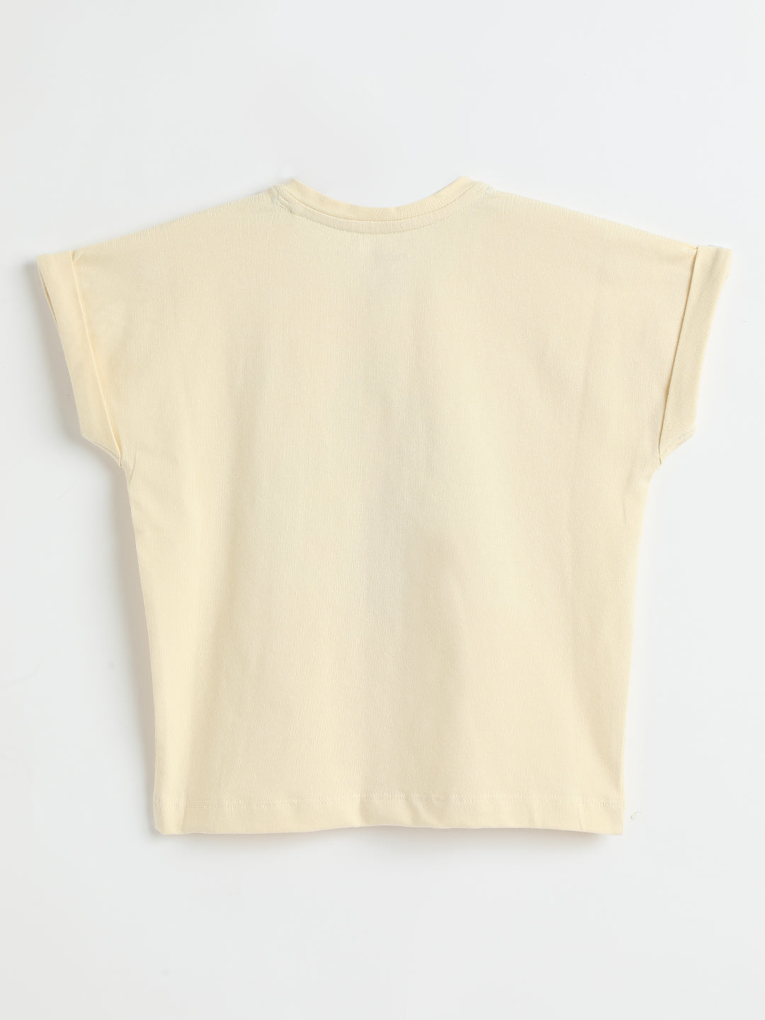 Milou Cotton Half Sleeves Bio Washed Printed T-Shirt -NPSTG020-FG