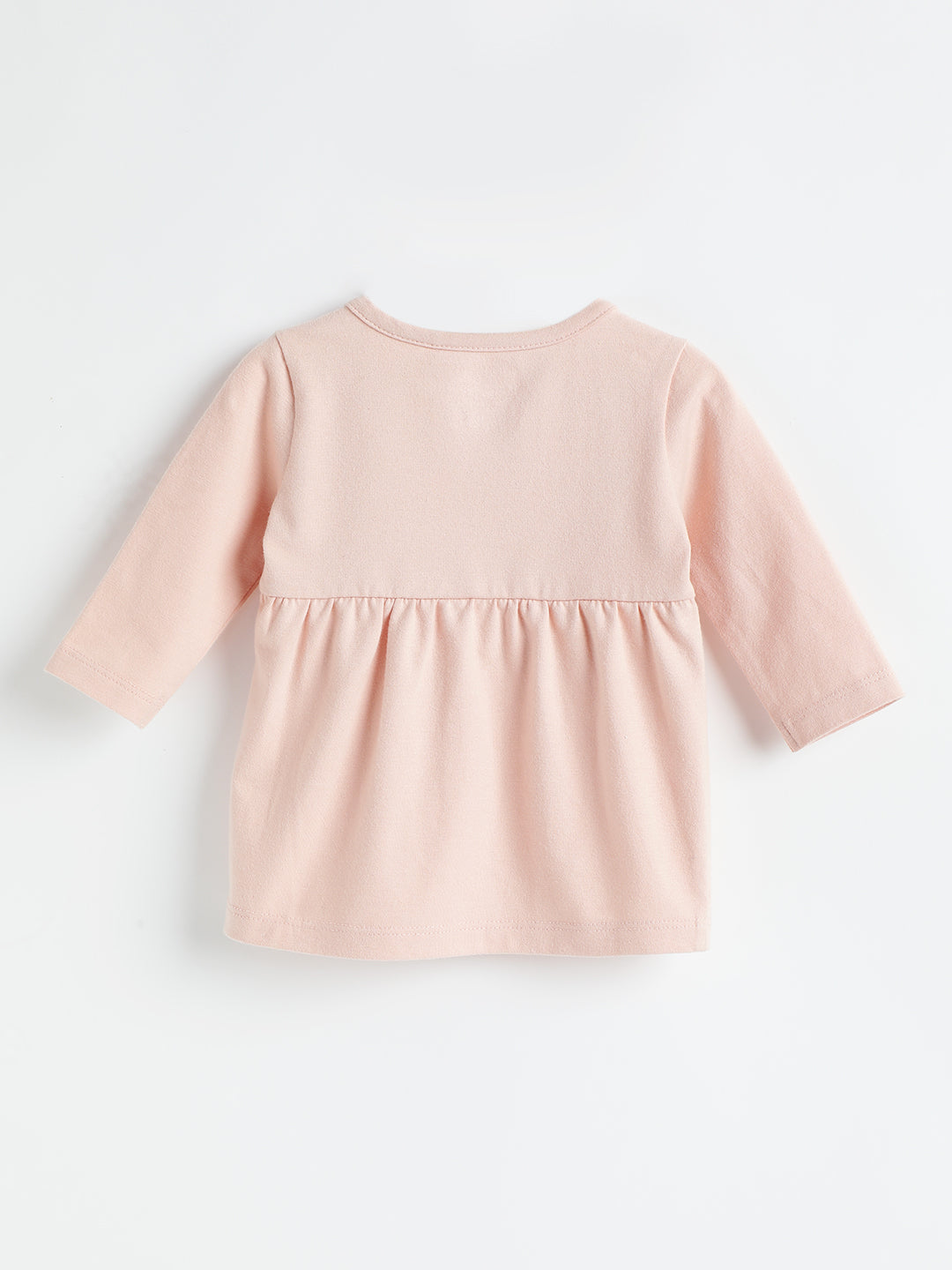 Milou Girls Cotton Printed Dress Blush Pink