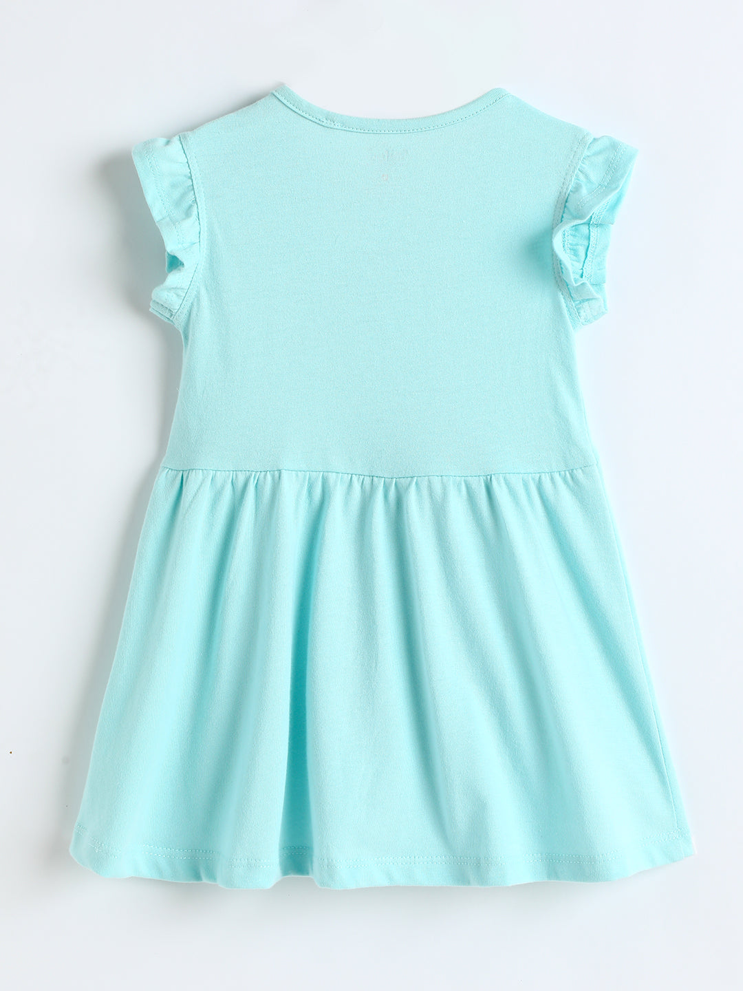 Milou Cotton Printed Dress -MGBBB013-TRKBL