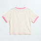 Milou Toddler Girls Pink Cotton T-Shirt
