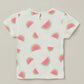 Milou Baby Girl  Watermelon All-Over Print  Short Sleeve T-Shirt
