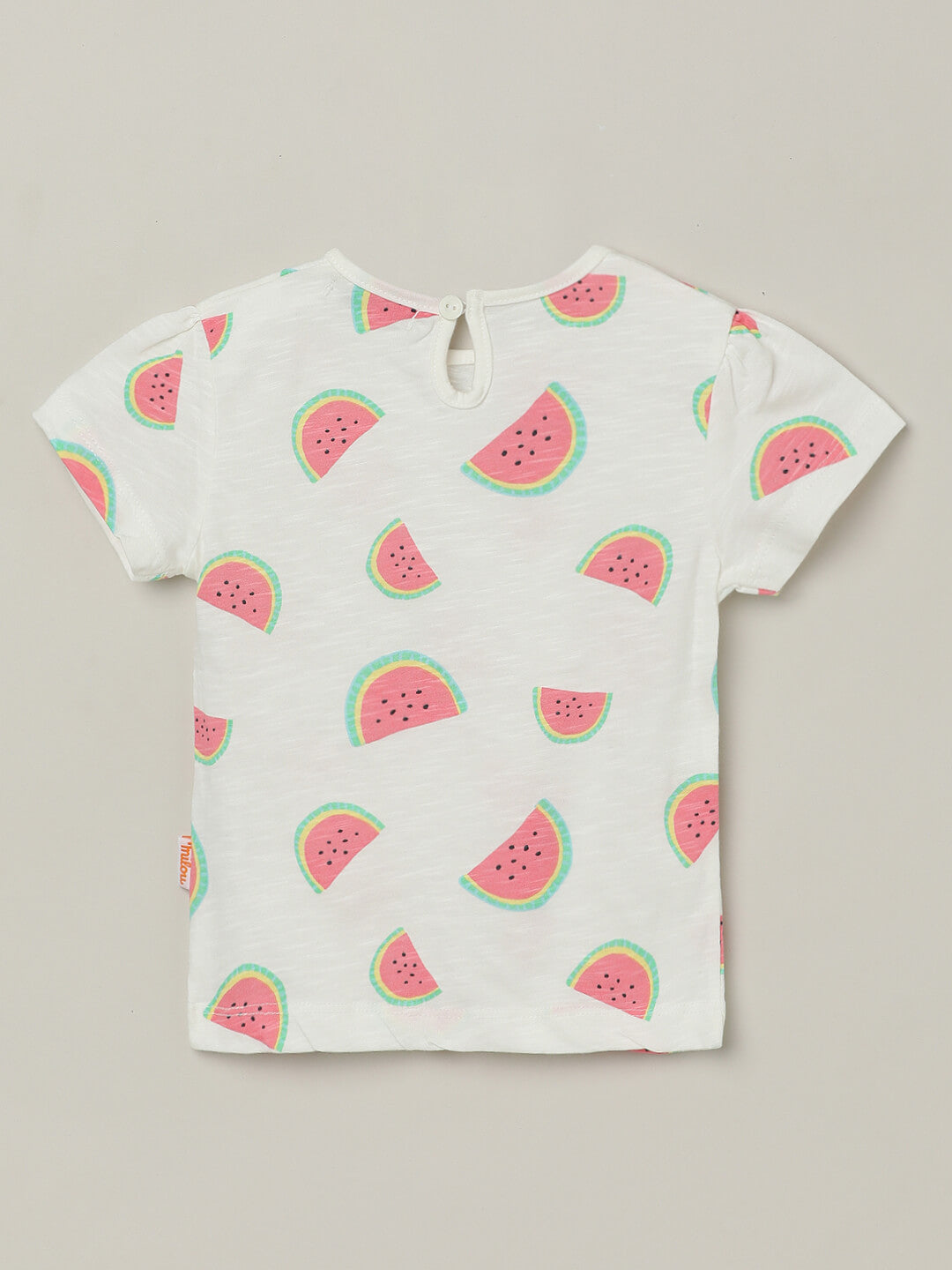 Milou Baby Girl  Watermelon All-Over Print  Short Sleeve T-Shirt