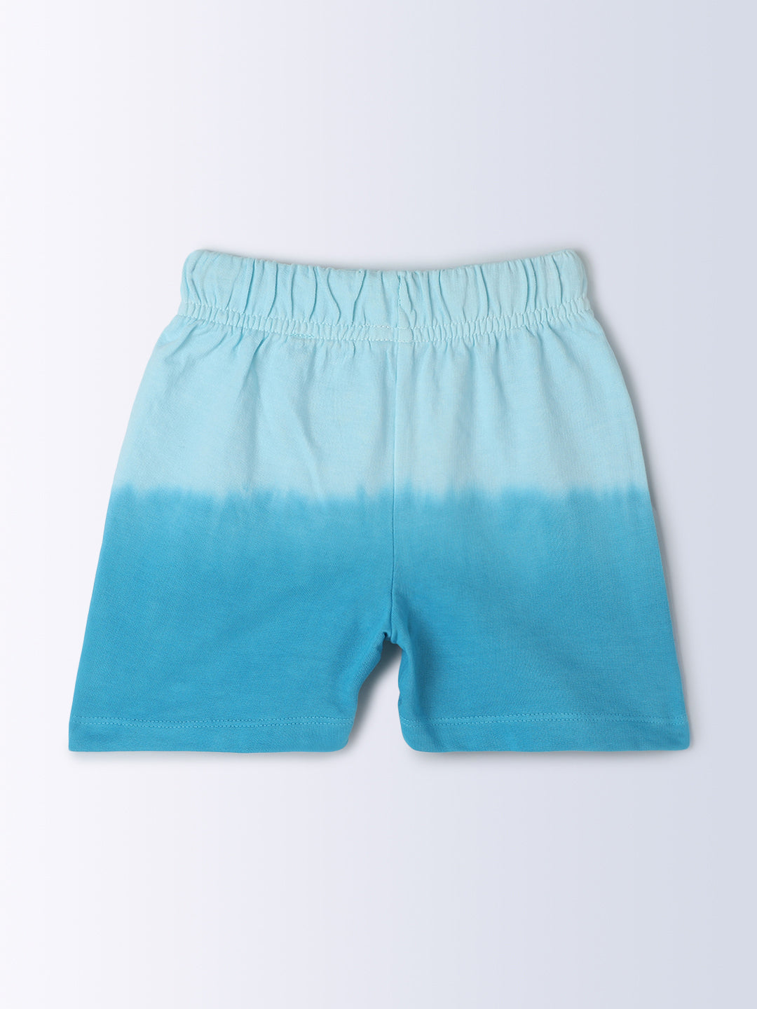 Milou Kids Cotton Ombre Knee Length Bio Washed Shorts for Boys TBNCSH045