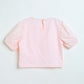 Milou Baby Girls Pink Cotton Top