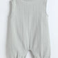 Milou Infant Girls Cotton Romper Grey