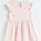 Milou Baby Girls Cotton Printed Dress Pink Print