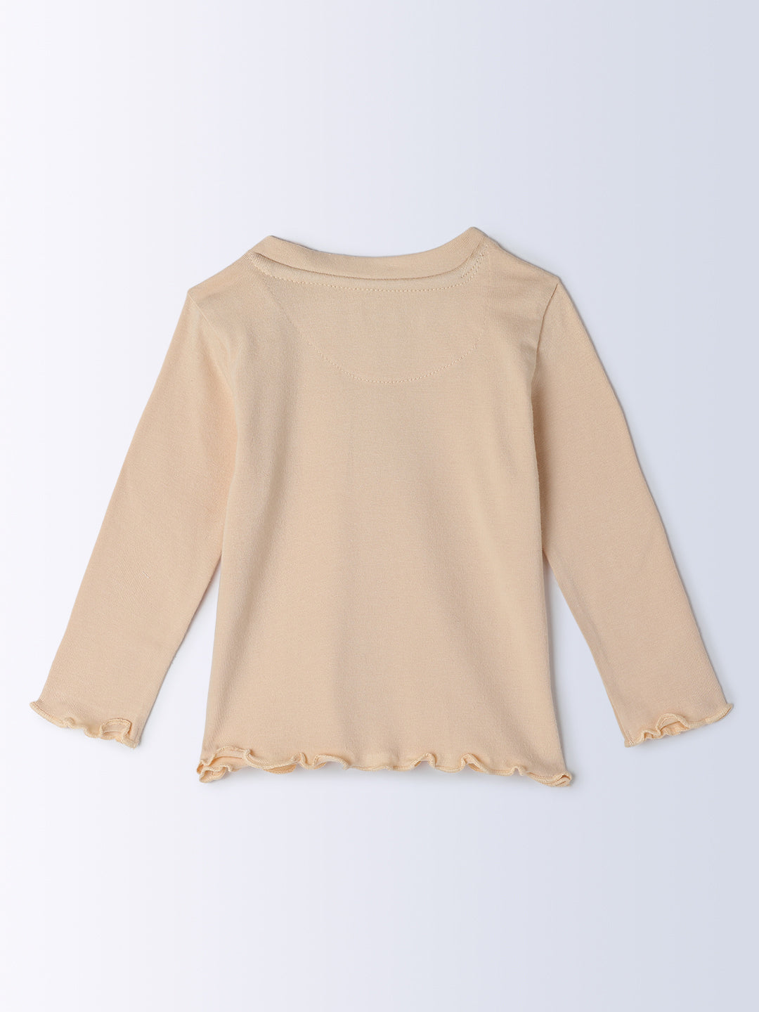 Milou Kids Cotton Full Sleeve Bio Washed T-Shirt for Girls 4470017