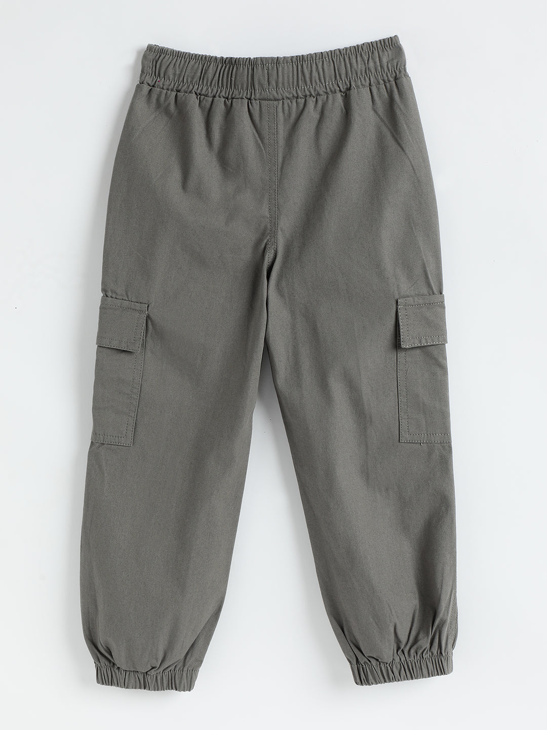 Milou Kids Cotton Solid Woven Pants for Boys TBNCTRS059-DSTN