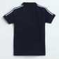 Kids Navy Polo T-Shirt | Boys Cotton Piqué Polo | Milou Kids