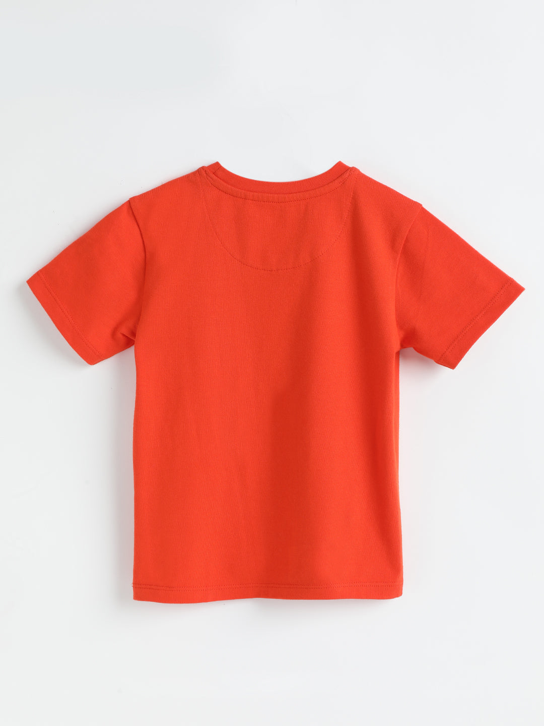 Milou Cotton Half Sleeves Bio Washed Printed T-Shirt -NPSBB006-SPOR
