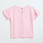 Milou Baby Girls T-Shirt Pink Heart Print