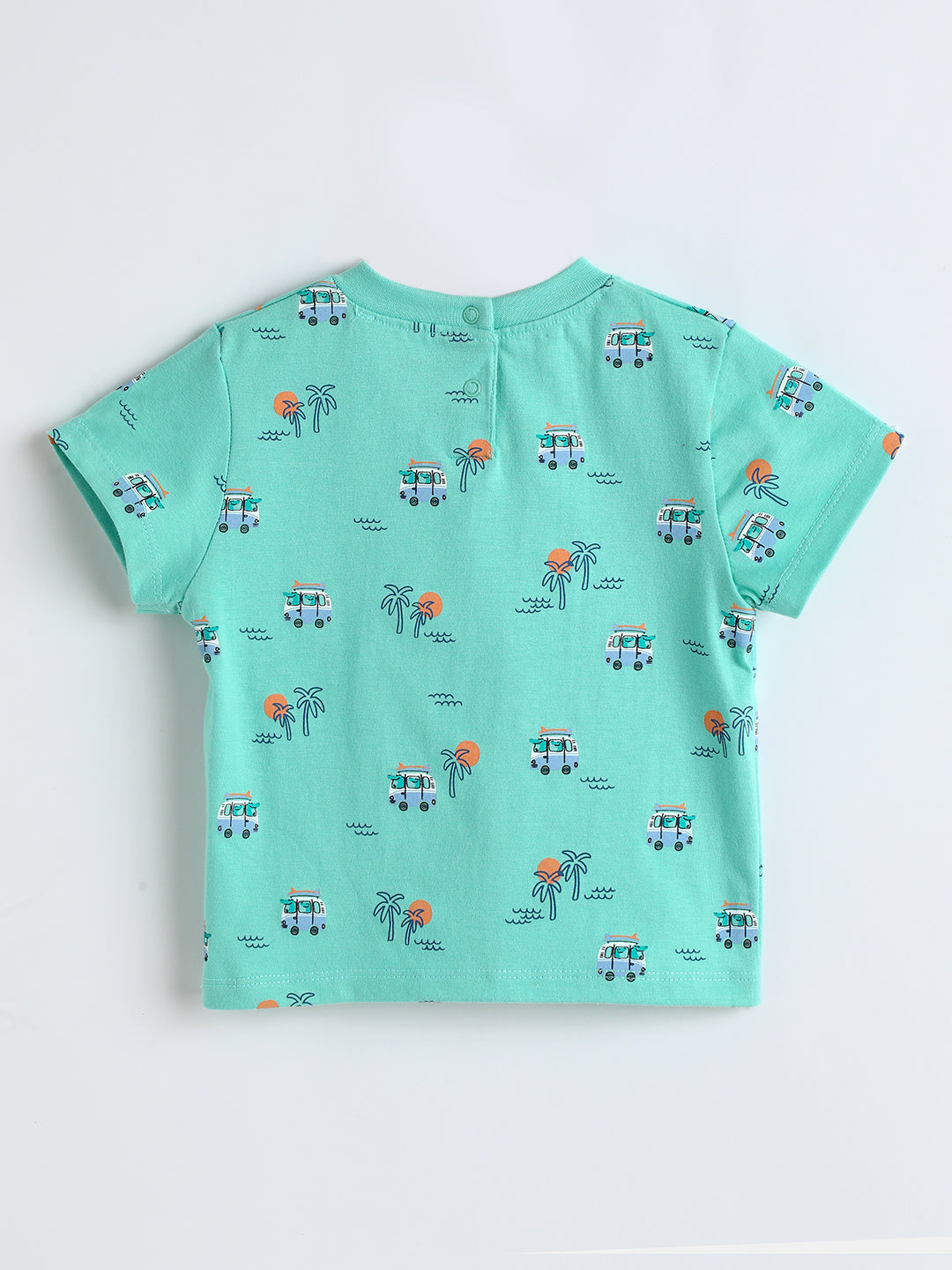 Milou Cotton Half Sleeves Bio Washed Printed T-Shirt -MGBBB001-OCWAOP