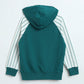 Milou Boys Hoodie Sweatshirt Green Graphic Print