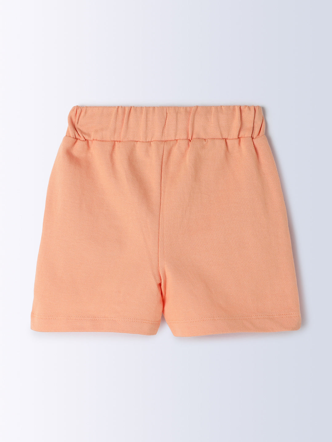 Milou Kids Cotton Solid Knee Length Bio Washed Shorts for Boys -Green