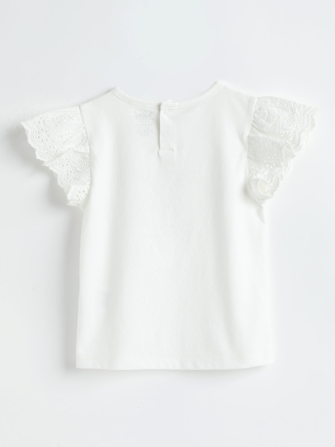 Milou Kids Cotton Bio Washed Printed Top for Girls -MGBBG007-WSPWH
