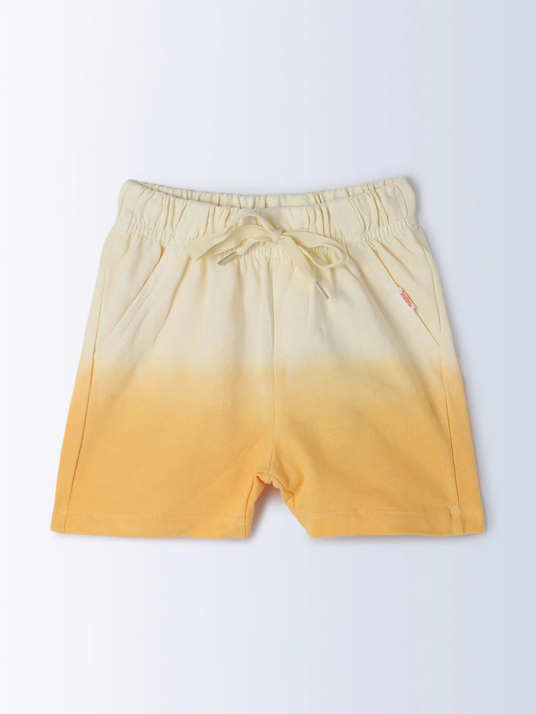 Milou Boys Ombre Bio-Washed Shorts Yellow