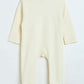 Milou Infant Girls Cotton Bodysuit Cream Graphic Print