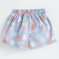 Milou Girls Printed Shorts Blue Floral Print