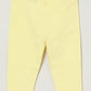 Milou Girls Cotton Printed Leggings Yellow