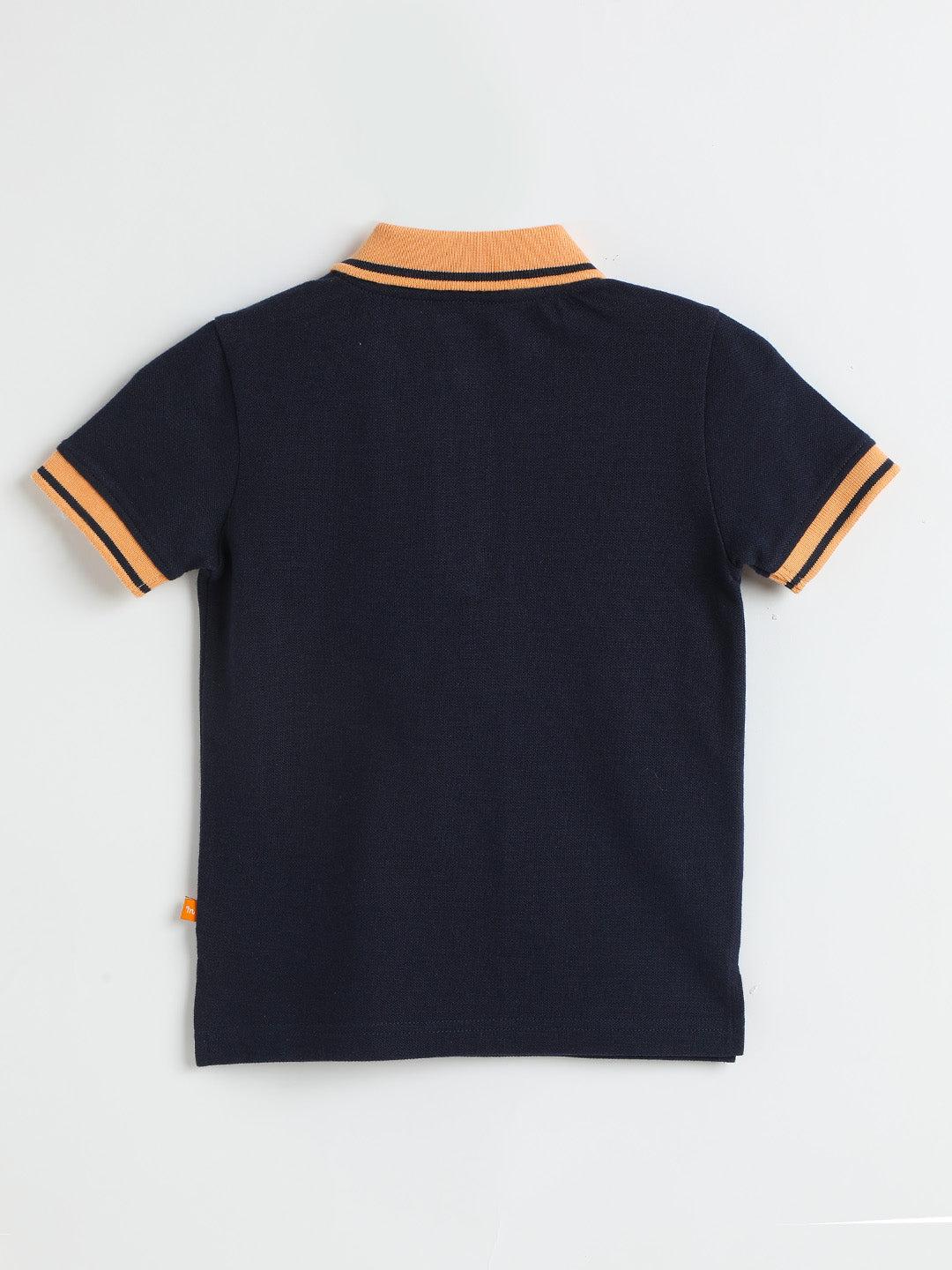 Milou Kids Cotton Bio Washed Half Sleeve Polo Neck T-Shirt for Boys -BBASICPOLO008-NYBL