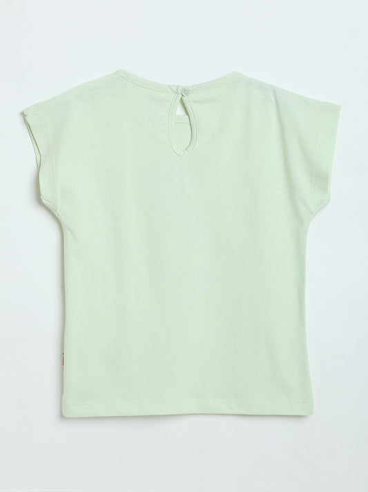Milou Girls Graphic T-Shirt Mint Green