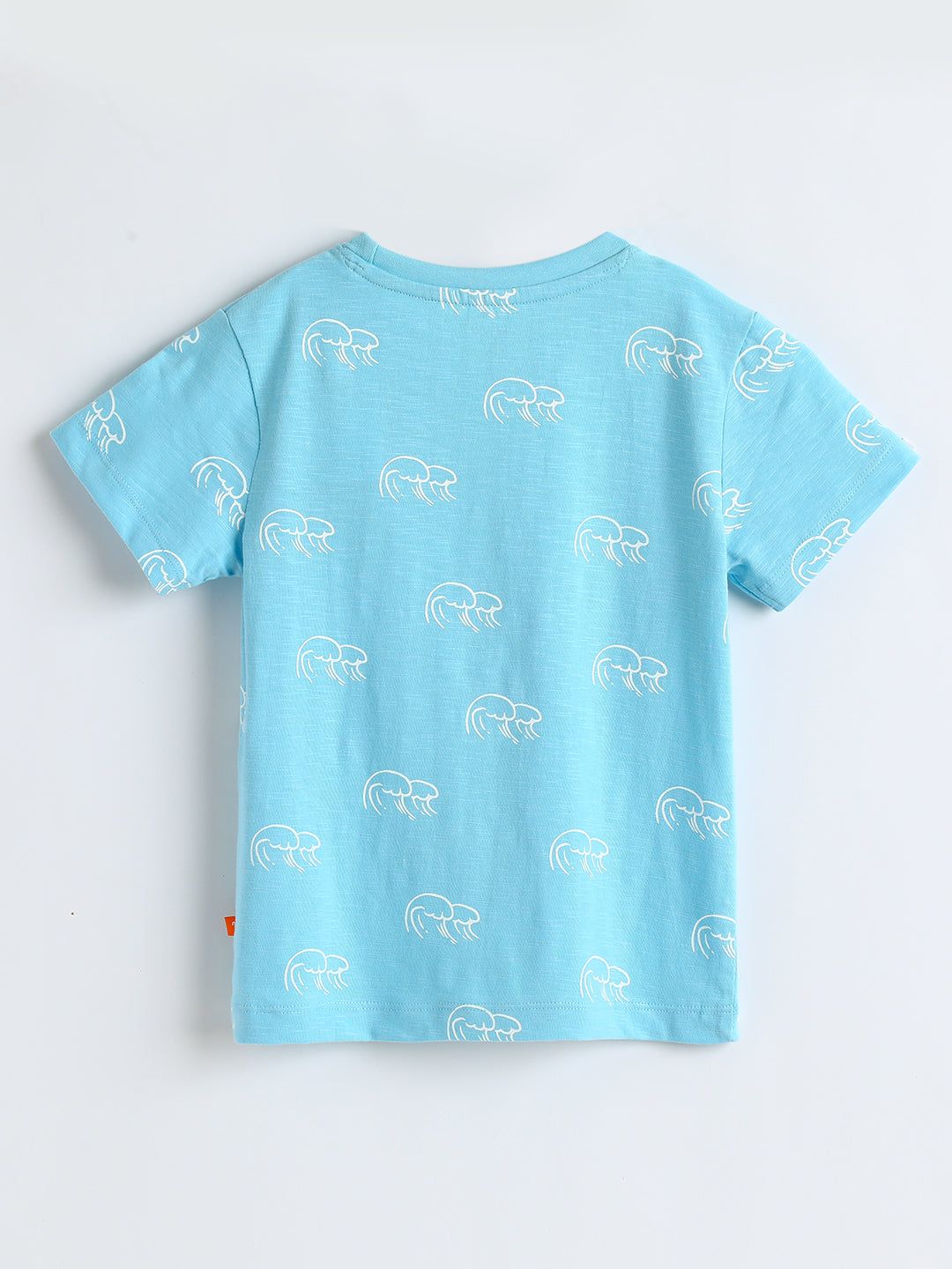 Milou Cotton Half Sleeves Bio Washed Printed T-Shirt - TBNCTEE002-PTFR