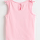 Milou Baby Girls Sleeveless Top Pink Graphic Print