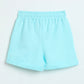 Milou Girls Whisper Blue Loopknit Shorts