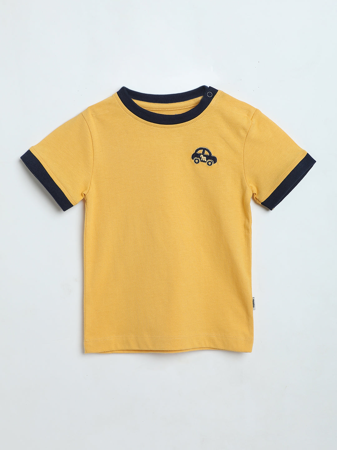 Milou Baby Boys T-Shirt & Shorts Set Mustard Yellow Set