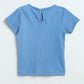 Milou Baby Girls Blue Cotton Top