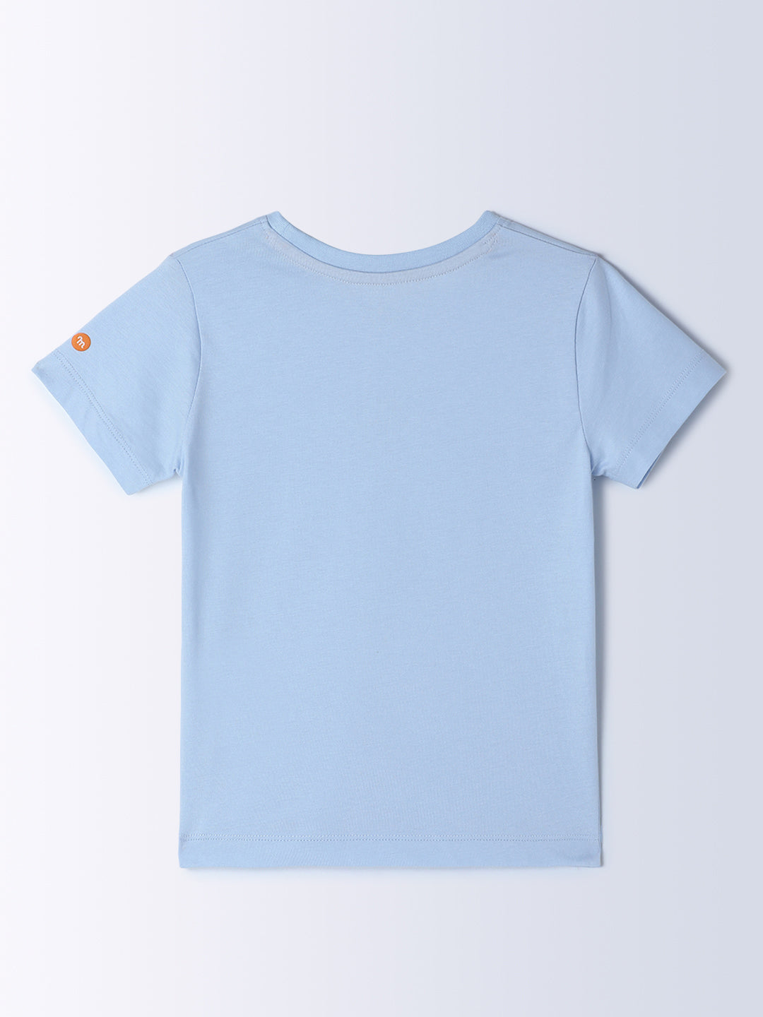 Milou Kids Cotton Half Sleeves Solid Bio Washed T-Shirt for Boys BBASICTEE002