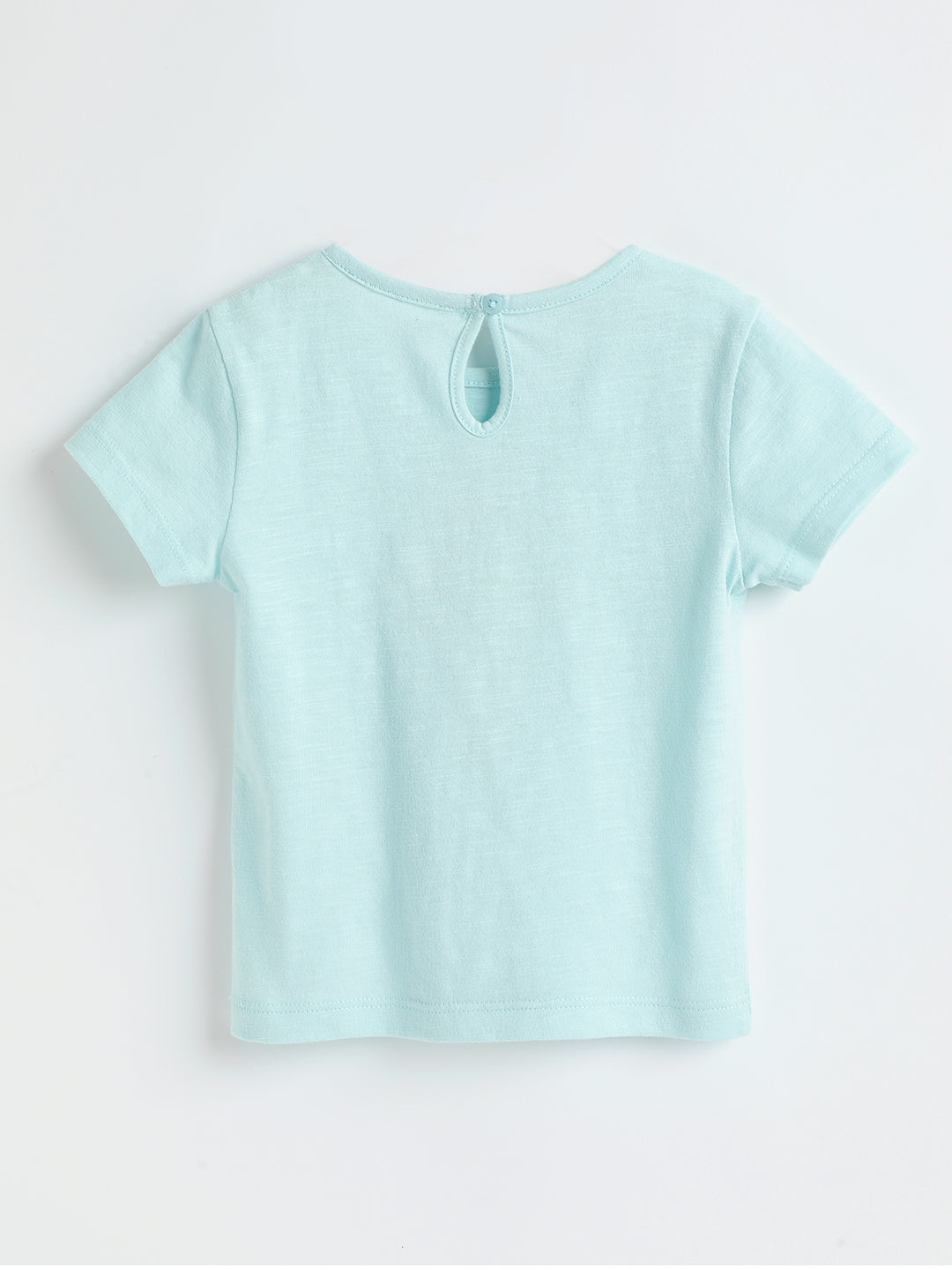 Milou Kids Cotton Bio Washed Printed Top for Girls -MGBBG008-BLGL