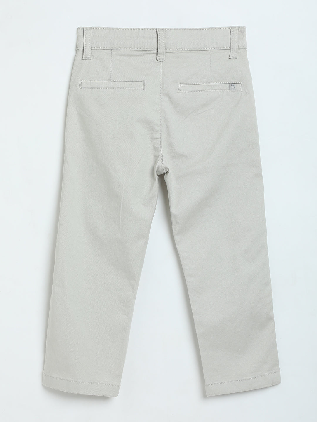 Milou Boys Off White Woven Linen Trousers