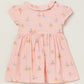 Milou Girls Pink Cotton Dress