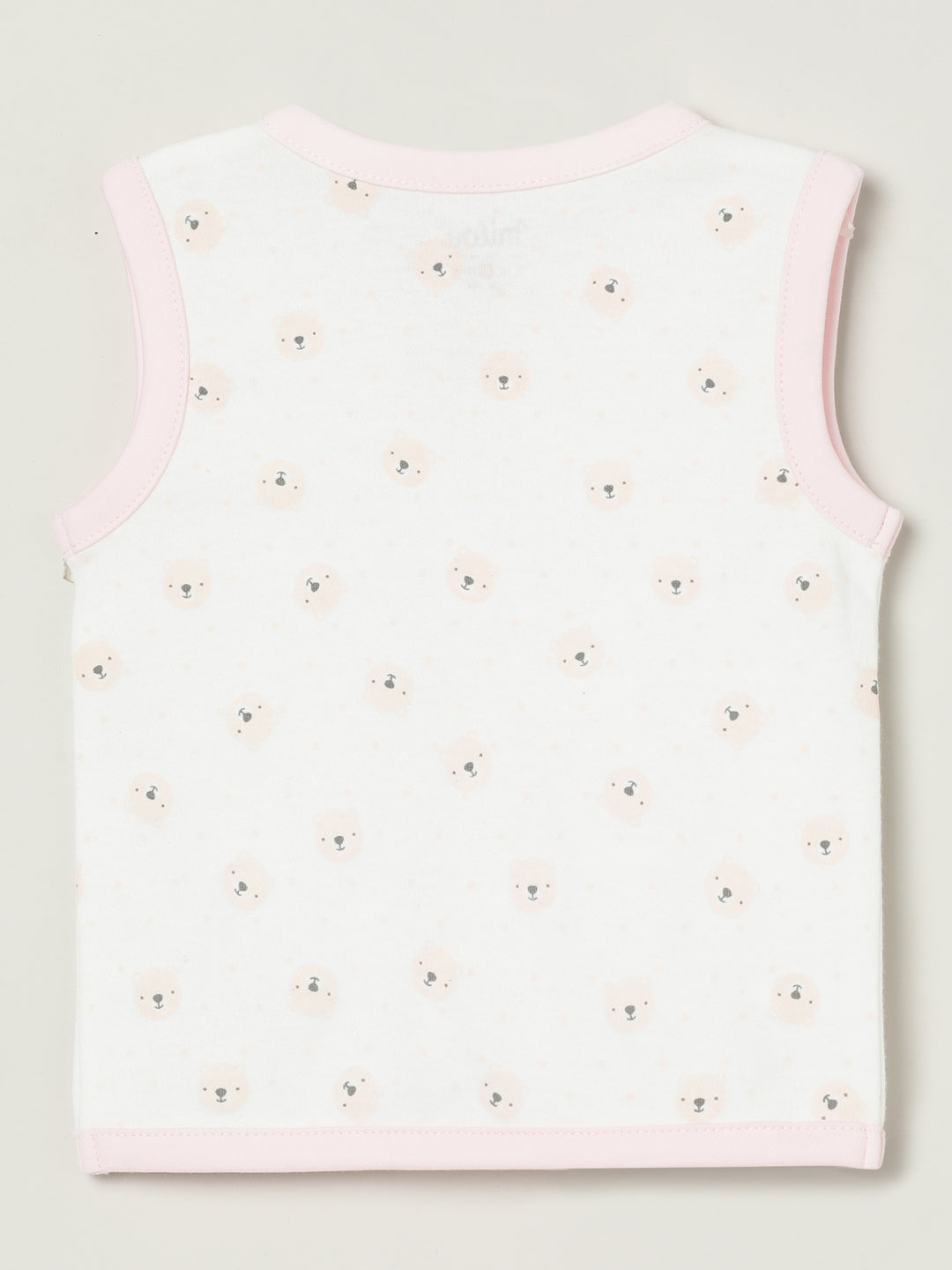 Cotton Bio-Washed Bear Printed Pack of 3 Jabla for Boys & Girls