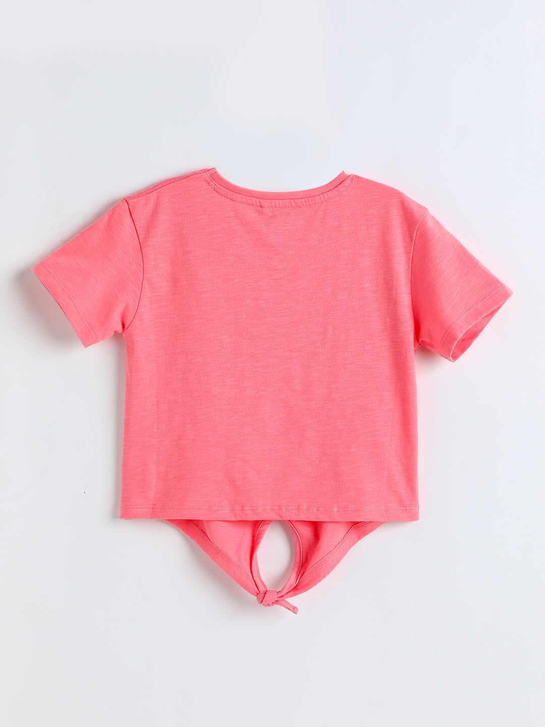 Milou Girls Front Knot Short sleeve Top