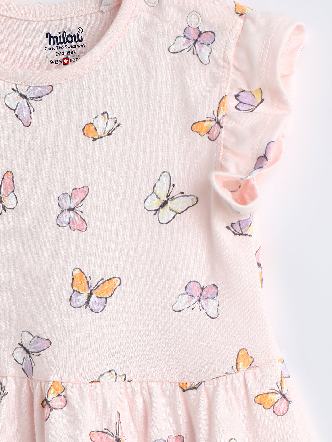 Milou Cotton Printed Dress -MGBBB013-FEBLM