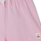 Milou Girls Mid Thigh Solid Frilled Hem Shorts Pink