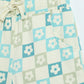 Milou Toddler Girls Cotton Shorts Light Blue Check