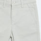 Milou Boys Off White Woven Linen Trousers
