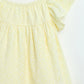 Milou Baby Girls Yellow Hakoba Cotton Dress