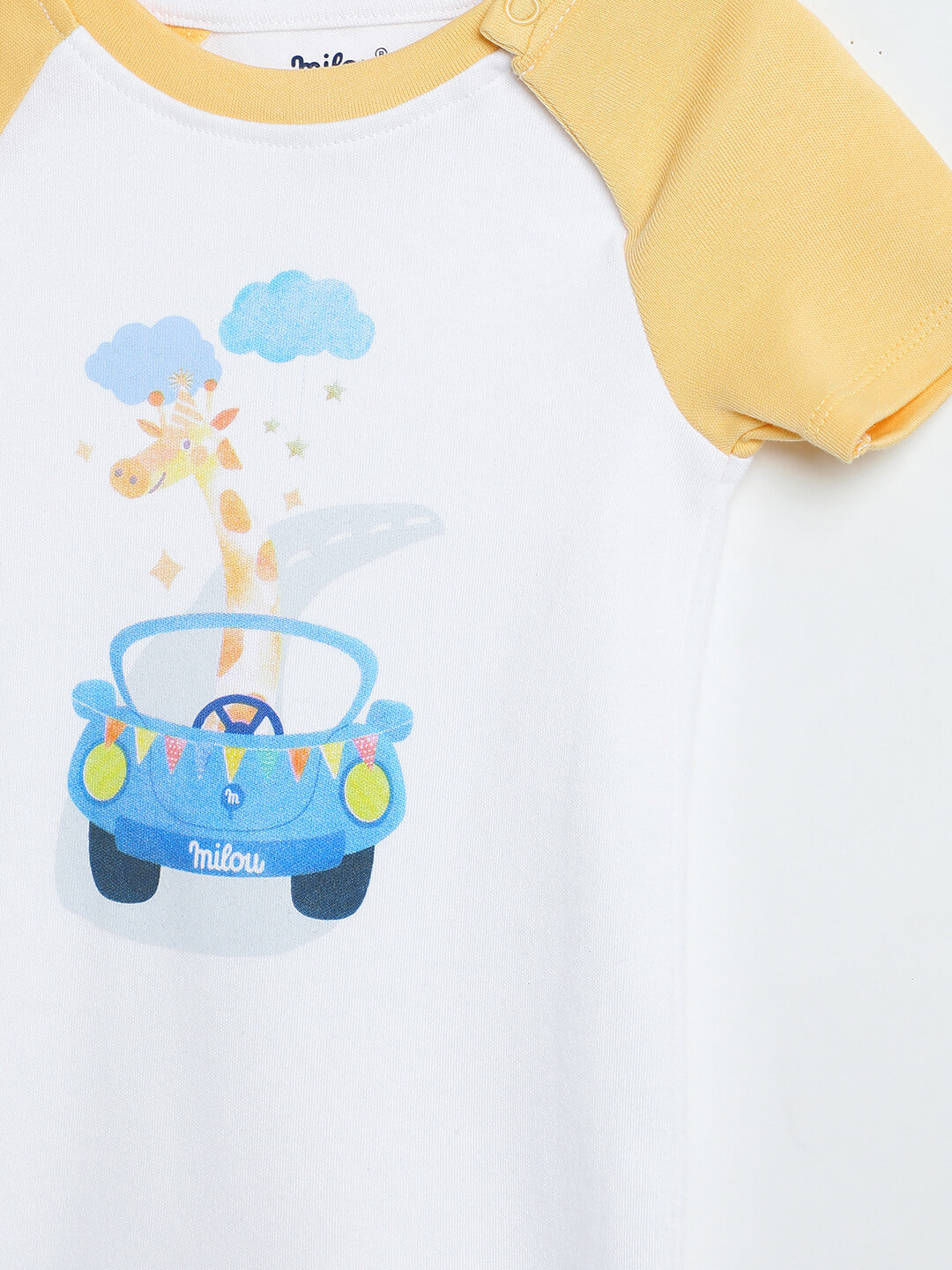 Milou Infants Short Sleeve Pure Cotton Romper