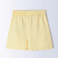 Milou Girls Yellow Cotton Shorts