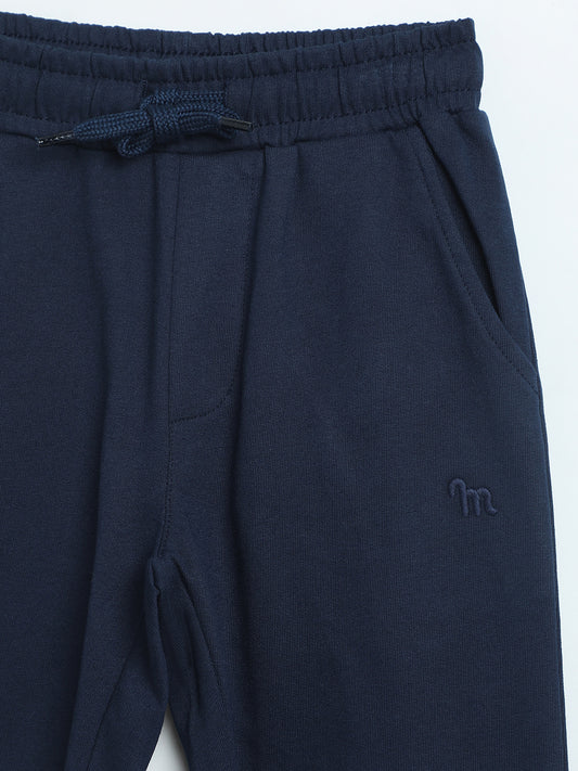 Milou Boys Navy Loopknit Pants