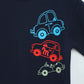 Milou Boys Graphic T-Shirt Navy Blue Vehicle Print