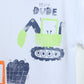 Milou Baby Boys Graphic T-Shirt Vehicle Print White