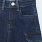 Milou Boys Dark Blue Denim Cargo Shorts