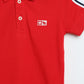 Crimson Piqué Polo T-Shirt | Boys Classic Cotton | Milou Kids
